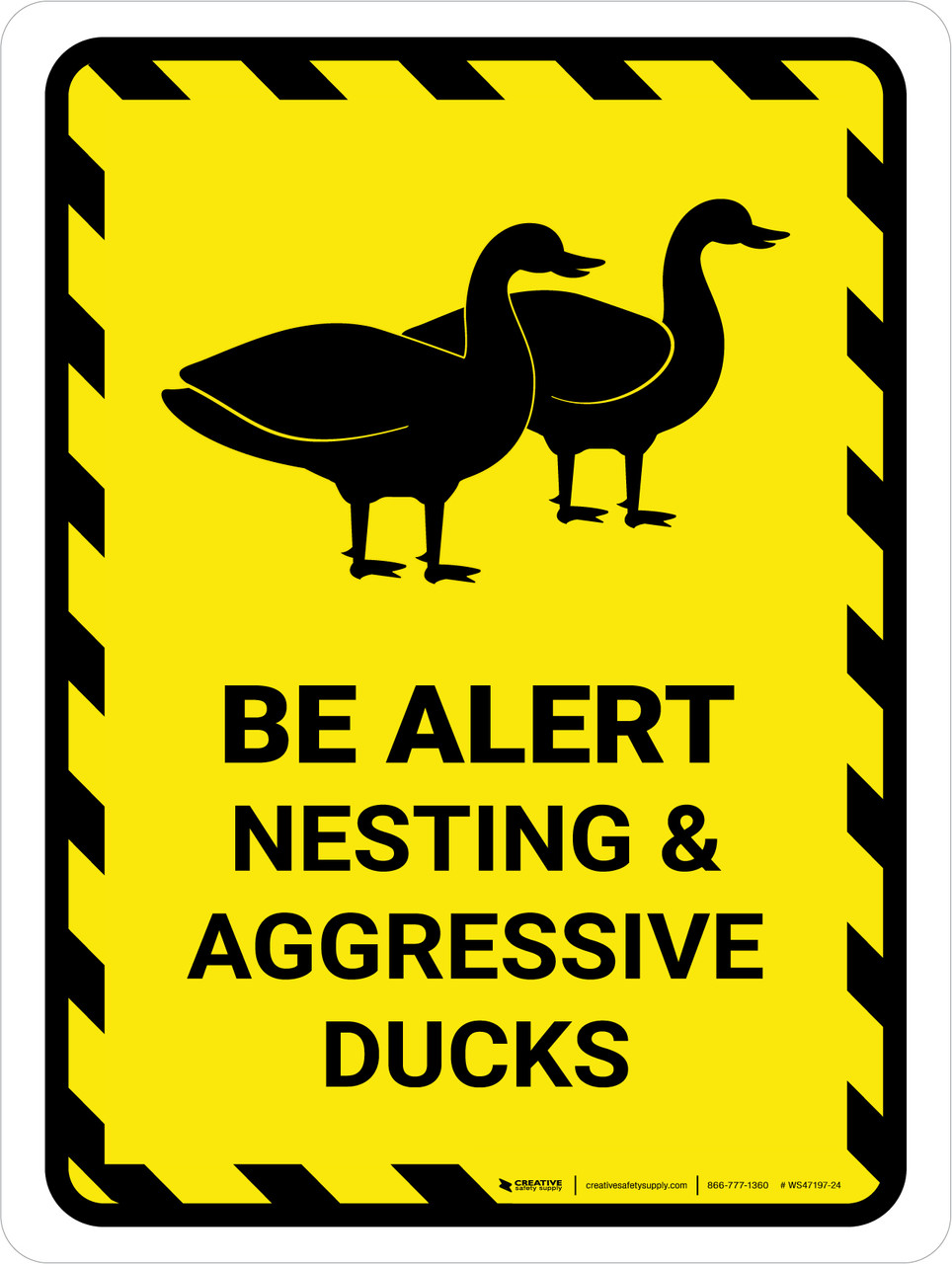 Detail Goose Warning Sign Nomer 10