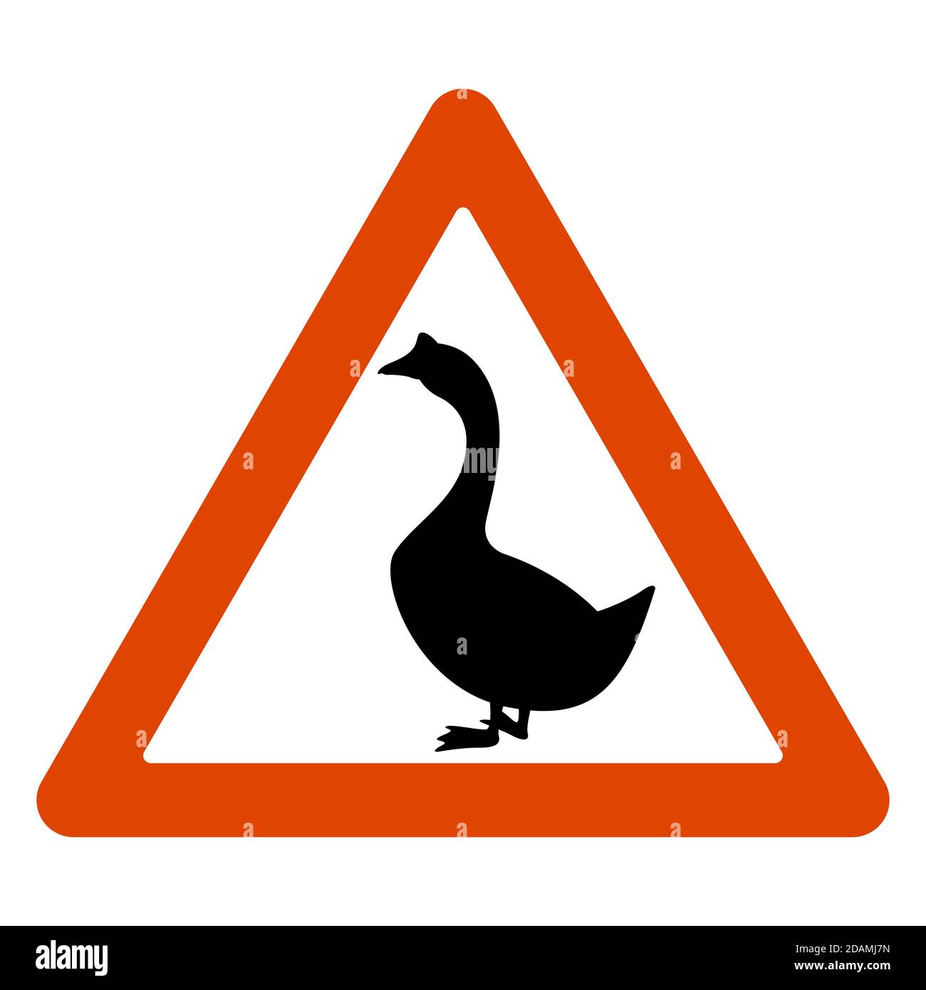 Detail Goose Warning Sign Nomer 2