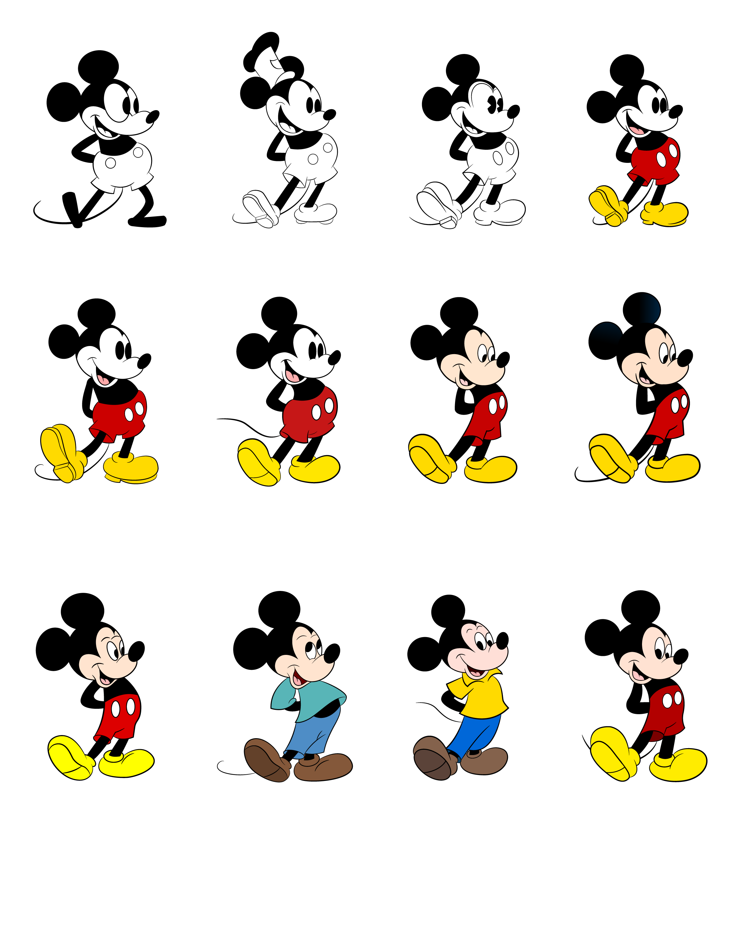 Detail Mickey Mouse Style Nomer 16