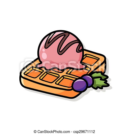 Detail Waffel Gezeichnet Nomer 18