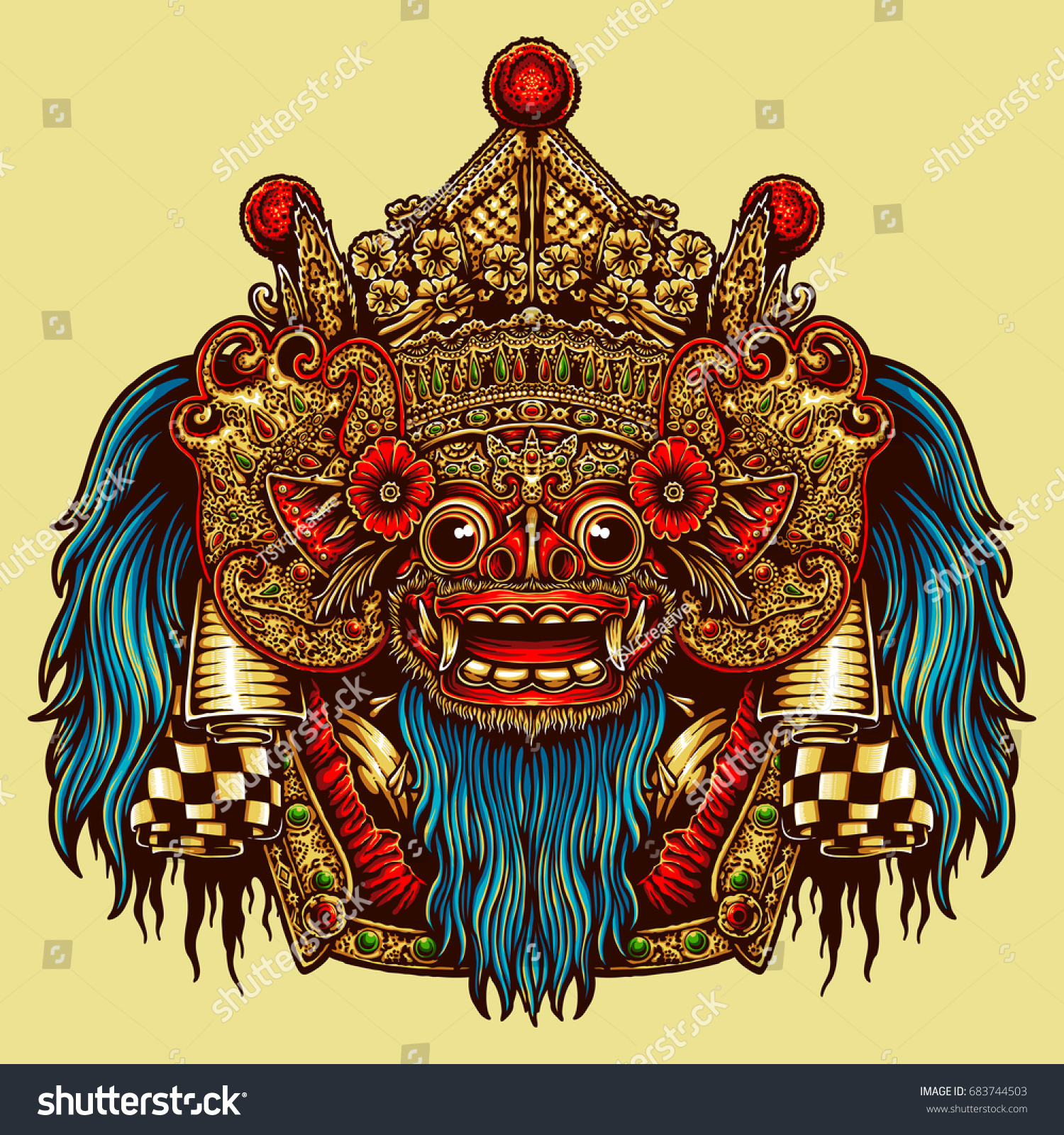 Detail Gambar Barong Bali Nomer 17