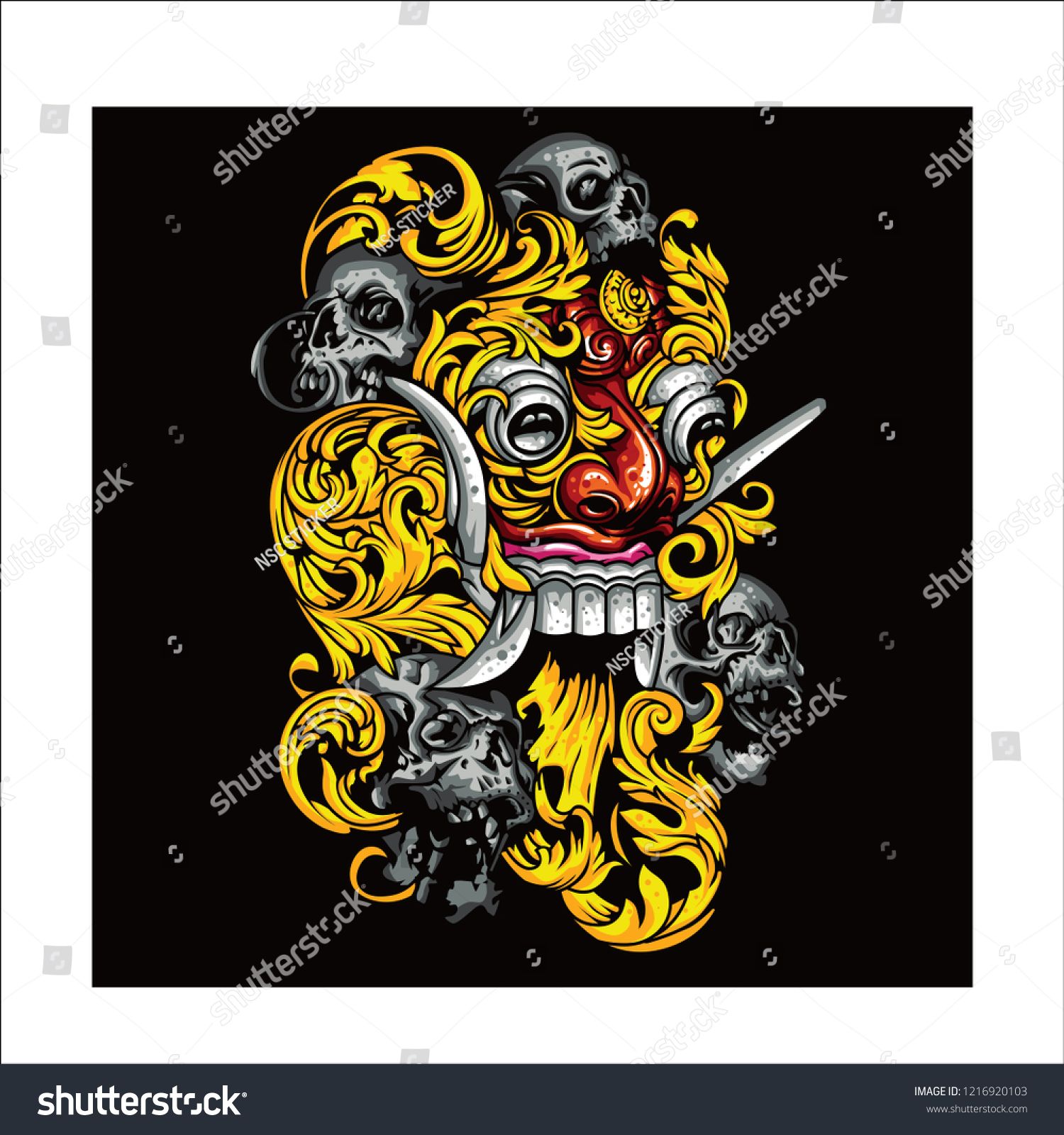 Detail Gambar Barong Bali Keren Nomer 12