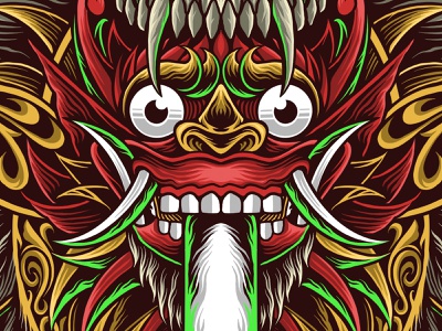 Detail Gambar Barong Bali Keren Nomer 57
