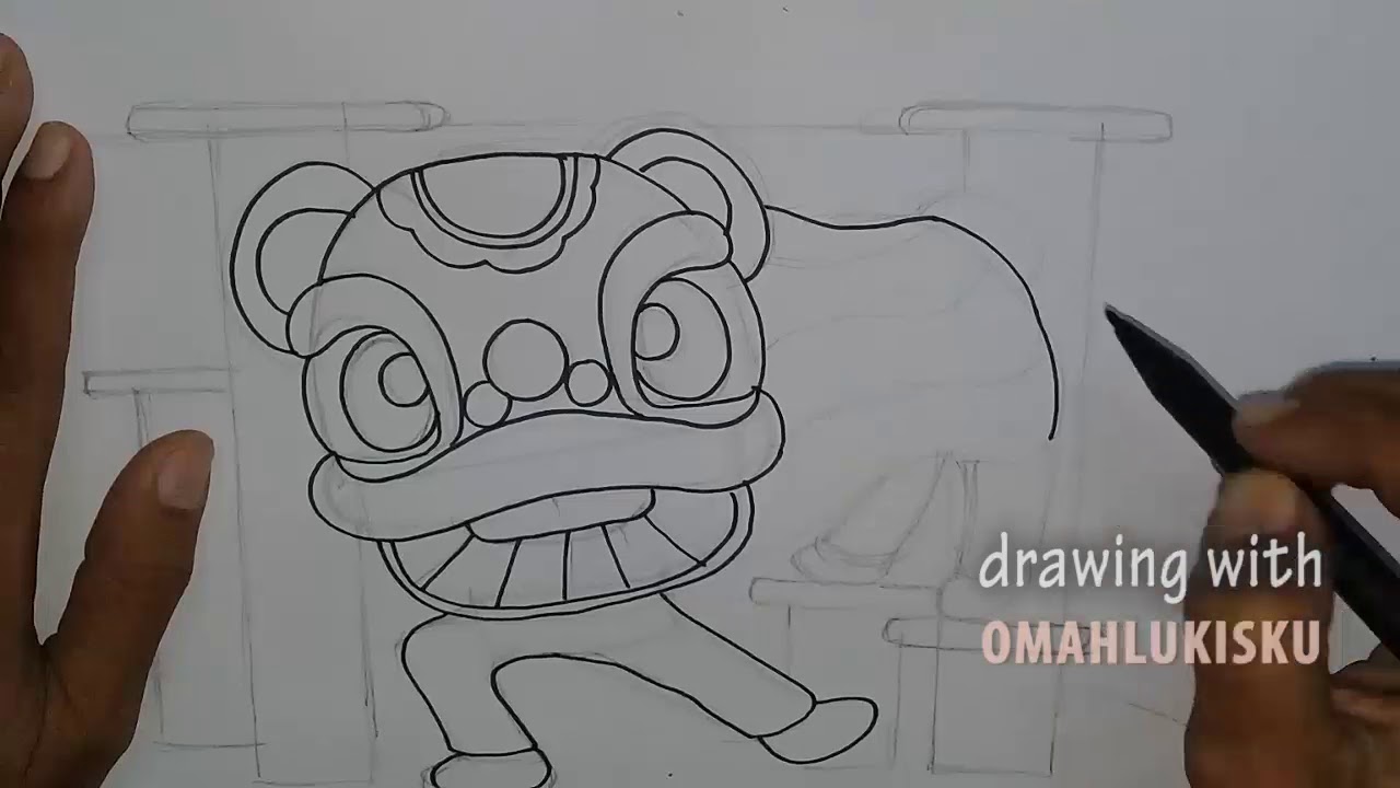 Detail Gambar Barongsai Hitam Putih Nomer 12