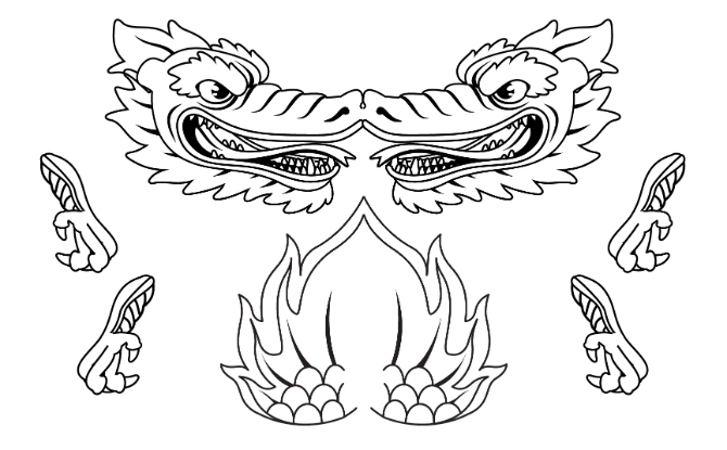 Detail Gambar Barongsai Hitam Putih Nomer 20