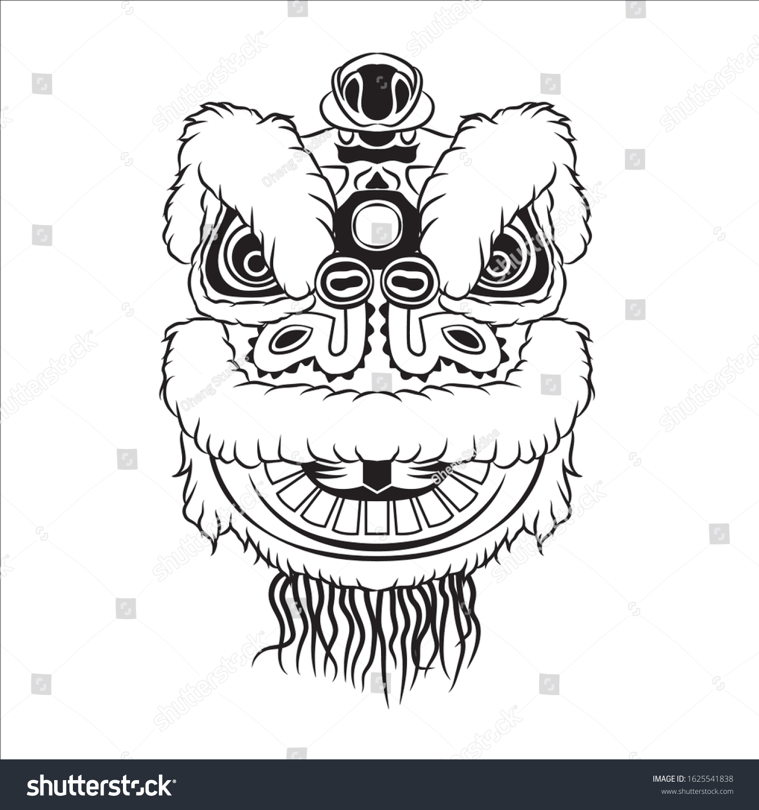 Detail Gambar Barongsai Hitam Putih Nomer 5