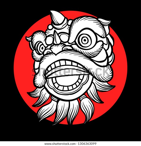 Detail Gambar Barongsai Hitam Putih Nomer 6