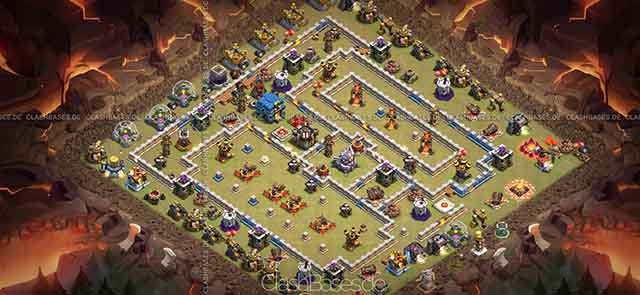 Detail Gambar Base War Th 12 Anti 2 Star Nomer 13