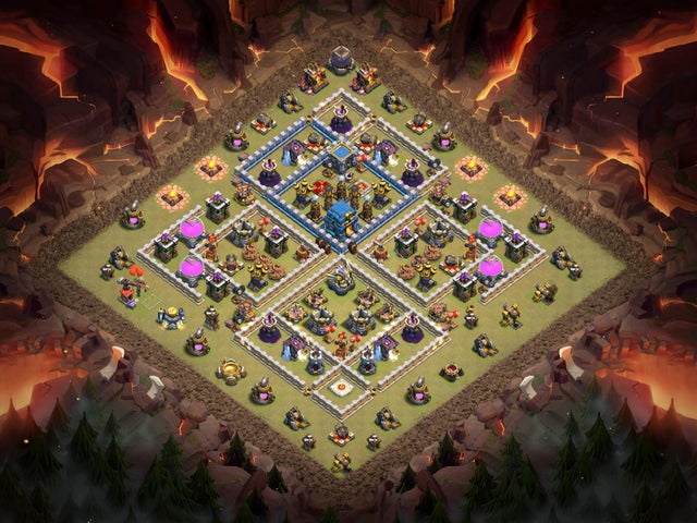 Detail Gambar Base War Th 12 Anti 2 Star Nomer 22