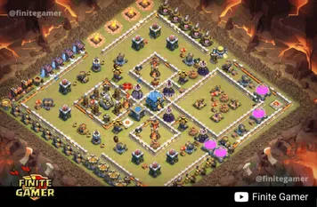 Detail Gambar Base War Th 12 Anti 2 Star Nomer 27