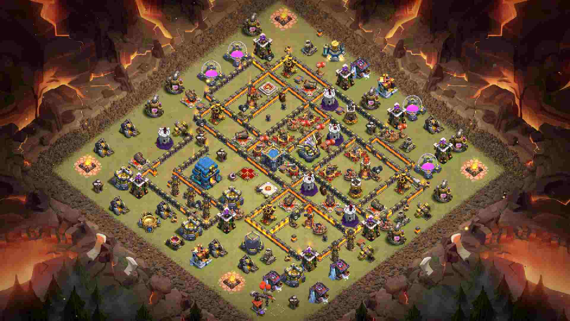 Detail Gambar Base War Th 12 Anti 2 Star Nomer 4