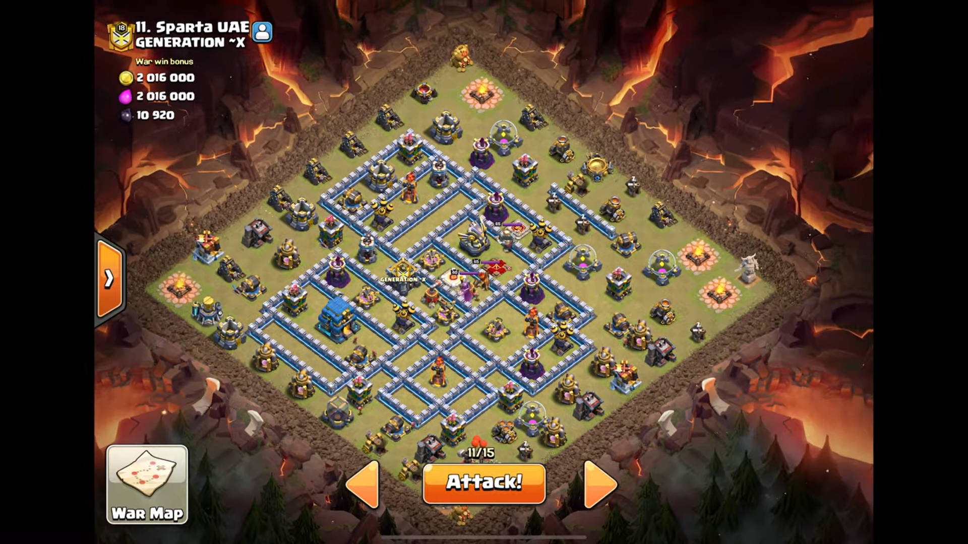 Detail Gambar Base War Th 12 Anti 2 Star Nomer 31