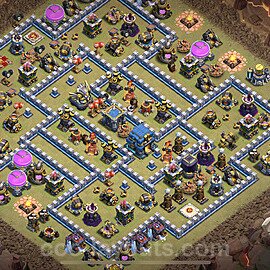 Detail Gambar Base War Th 12 Anti 2 Star Nomer 32