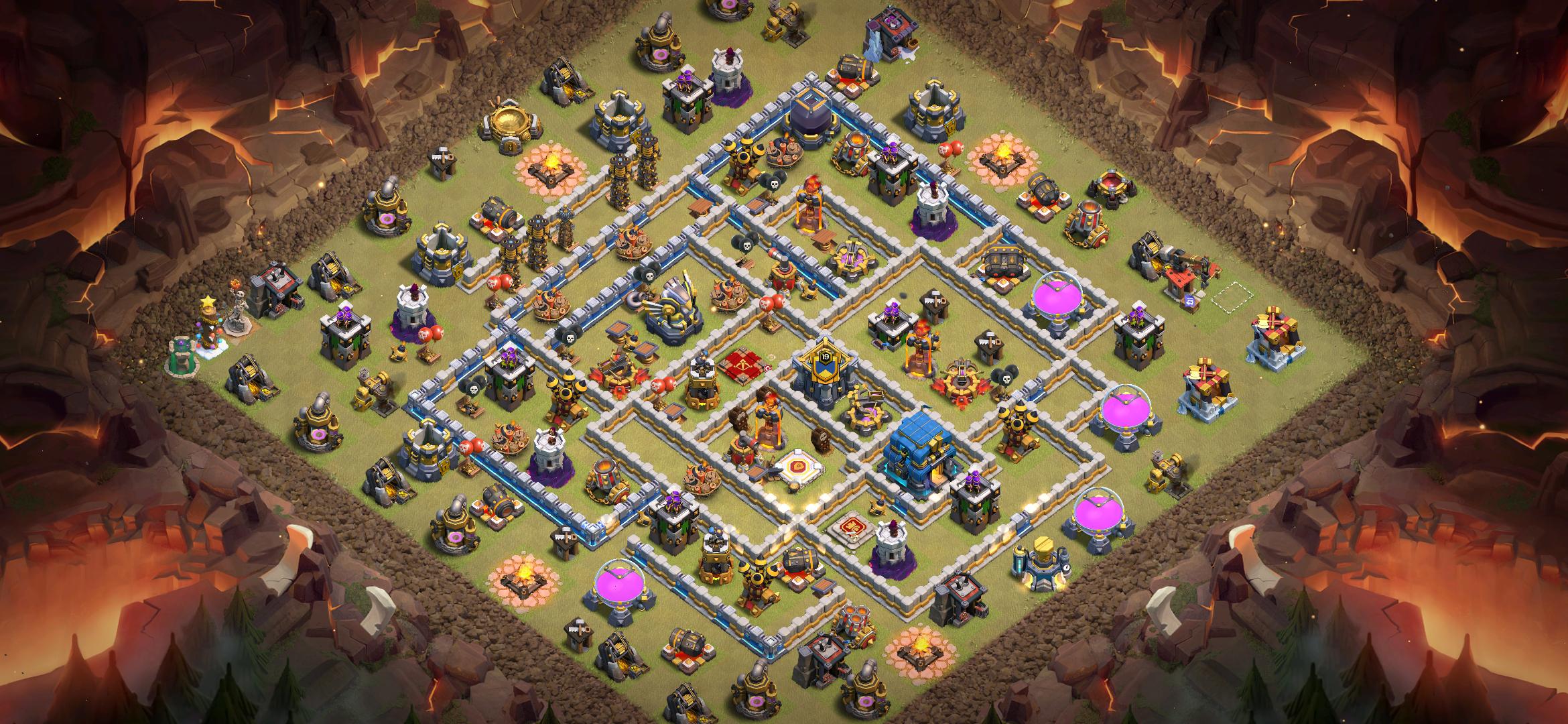 Detail Gambar Base War Th 12 Anti 2 Star Nomer 48