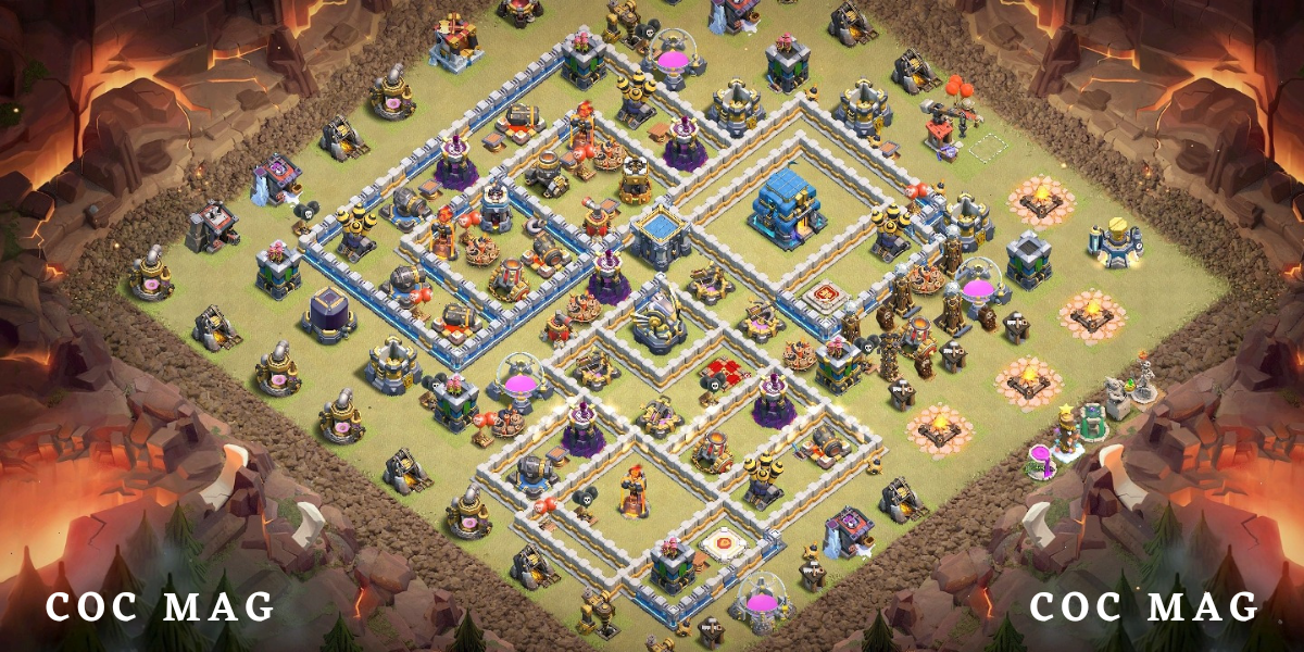 Detail Gambar Base War Th 12 Anti 2 Star Nomer 54