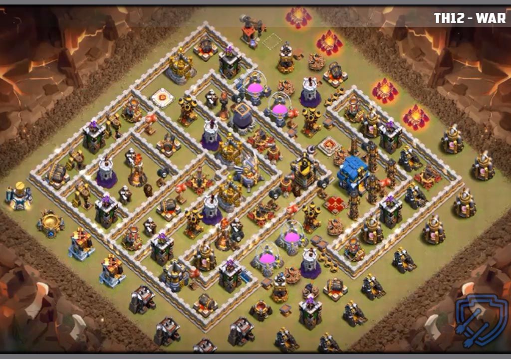 Detail Gambar Base War Th 12 Anti 2 Star Nomer 56