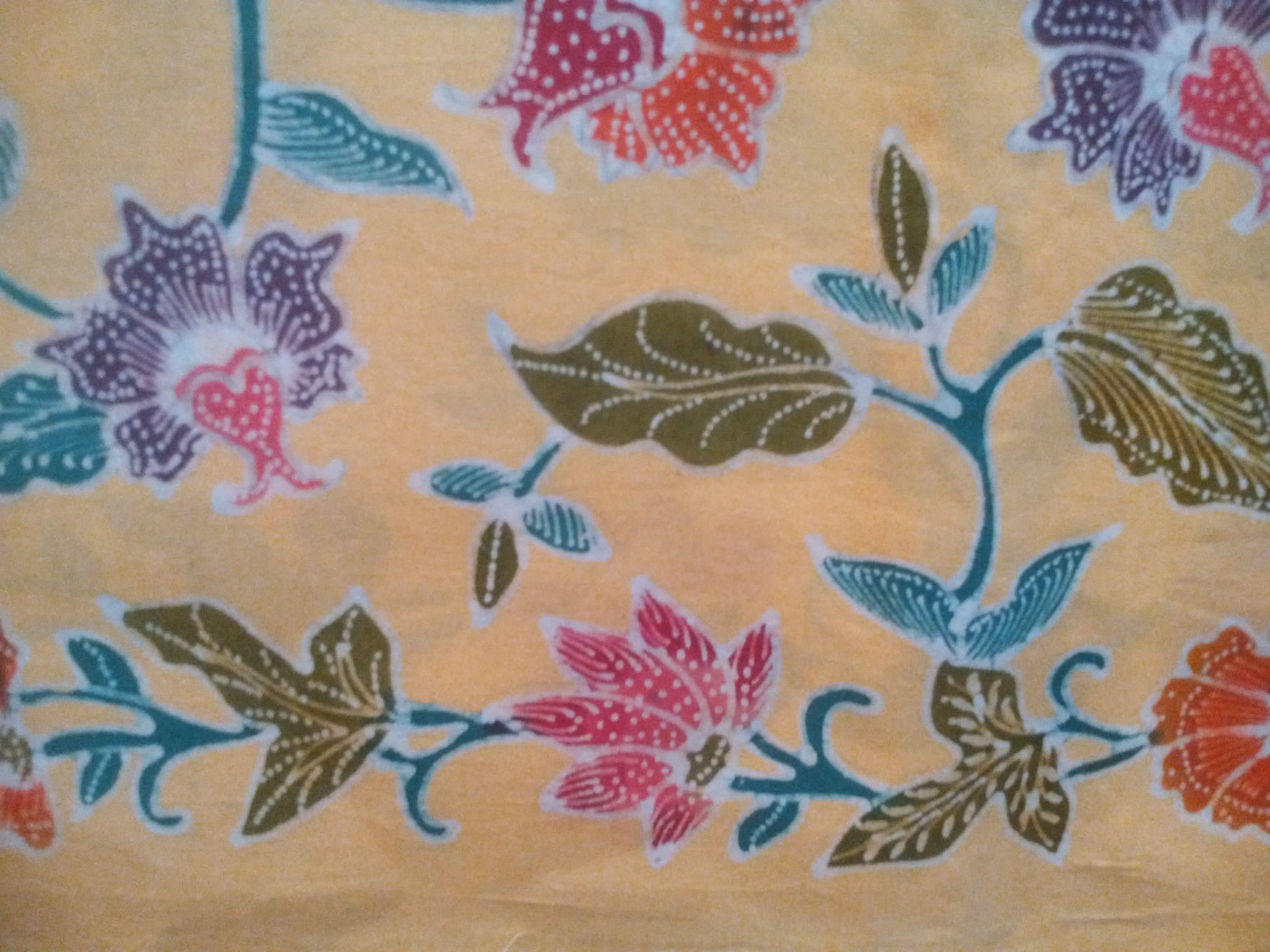 Detail Gambar Batik Bermotif Bunga Dan Daun Nomer 14