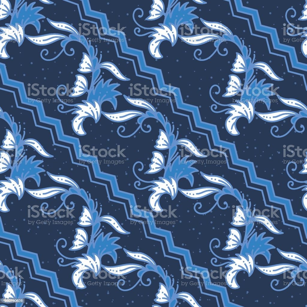 Detail Gambar Batik Biru Nomer 3