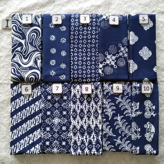 Download Gambar Batik Biru Nomer 48