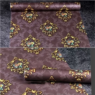 Detail Gambar Batik Bunga Coklat Nomer 11