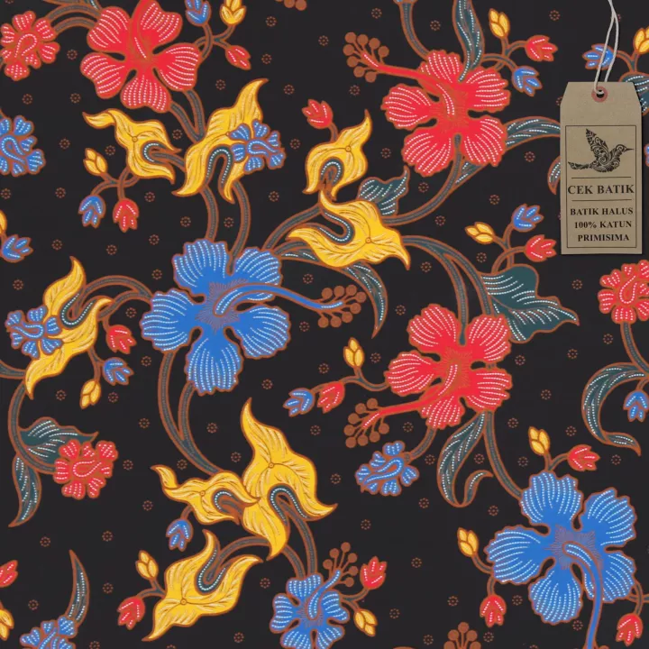 Detail Gambar Batik Bunga Coklat Nomer 22