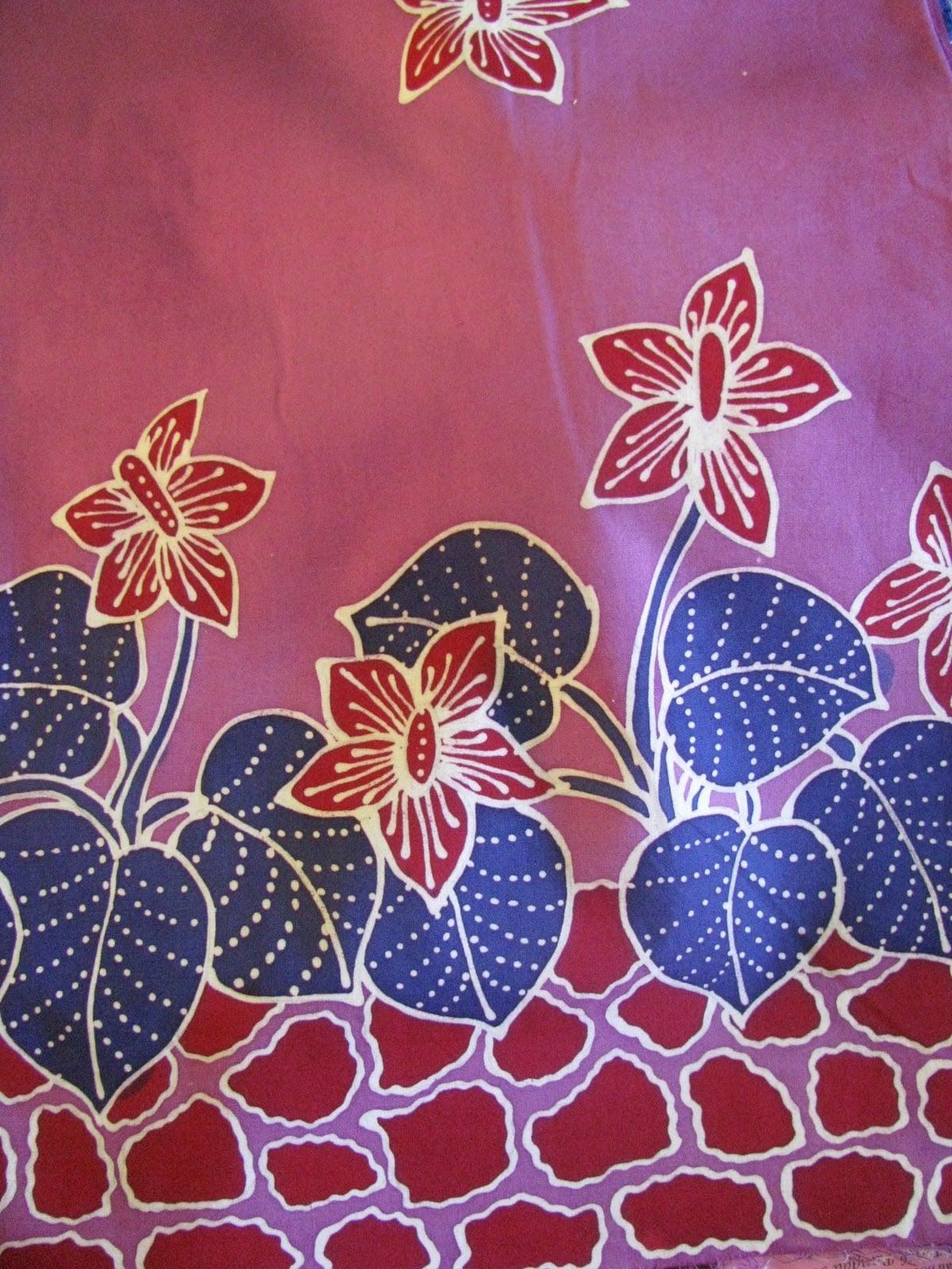 Detail Gambar Batik Bunga Dan Daun Nomer 17