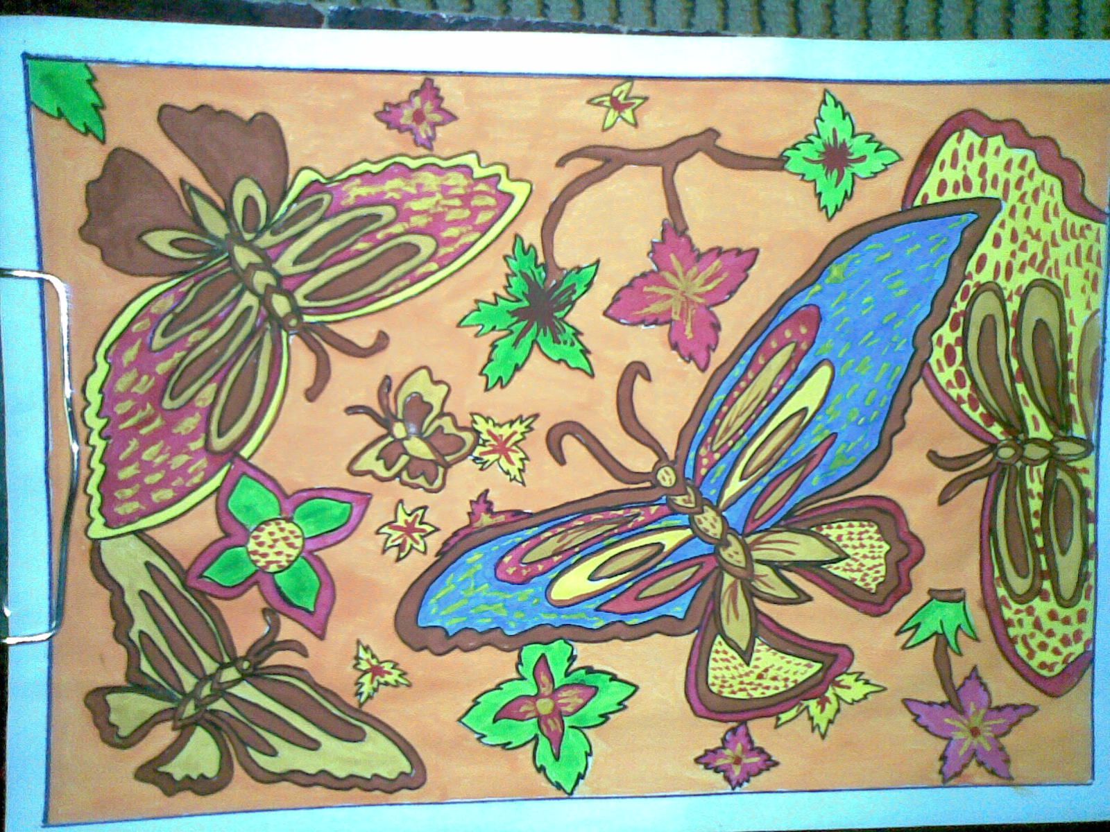 Detail Gambar Batik Bunga Dan Hewan Nomer 4