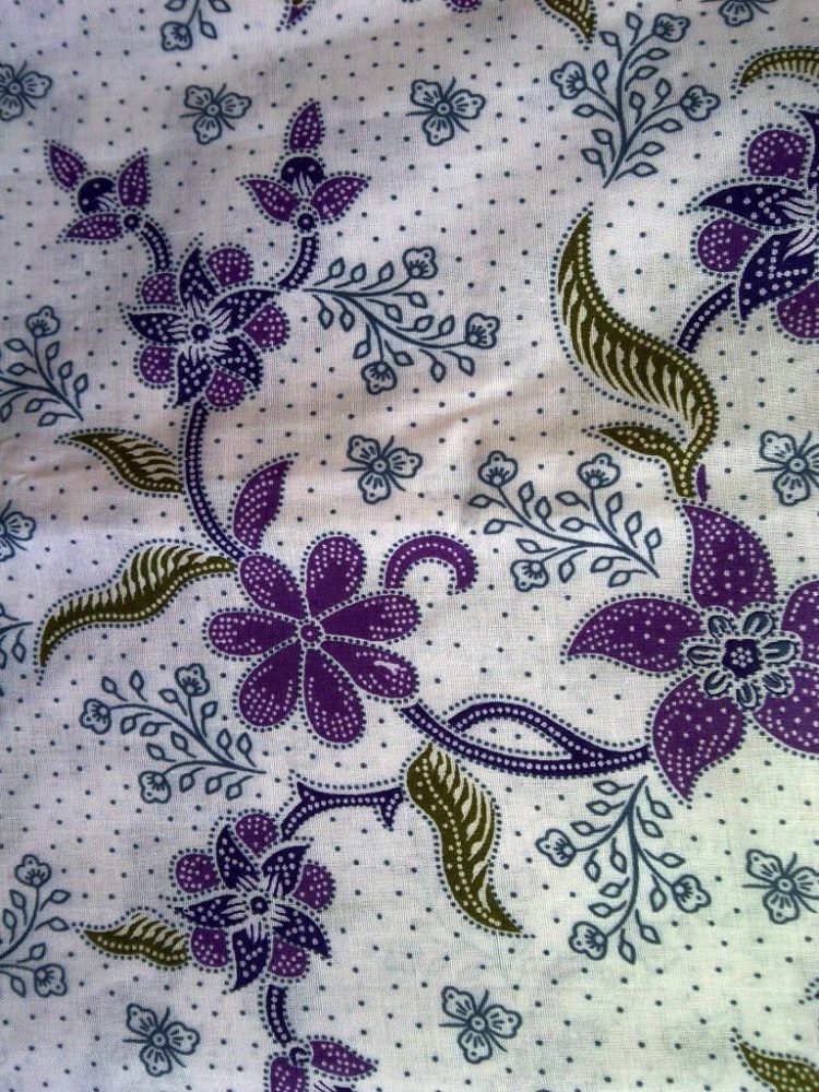 Detail Gambar Batik Bunga Di Kertas A3 Nomer 25