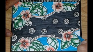 Detail Gambar Batik Bunga Di Kertas A3 Nomer 4