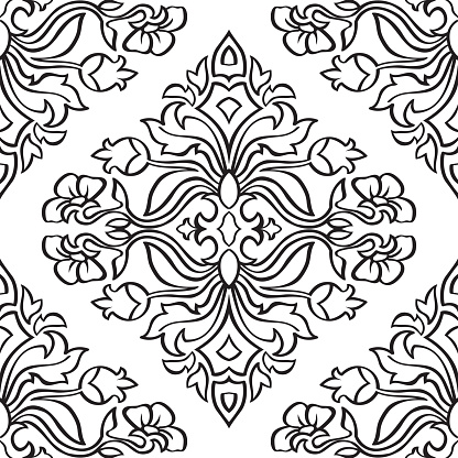 Detail Gambar Batik Bunga Di Kertas A3 Nomer 35