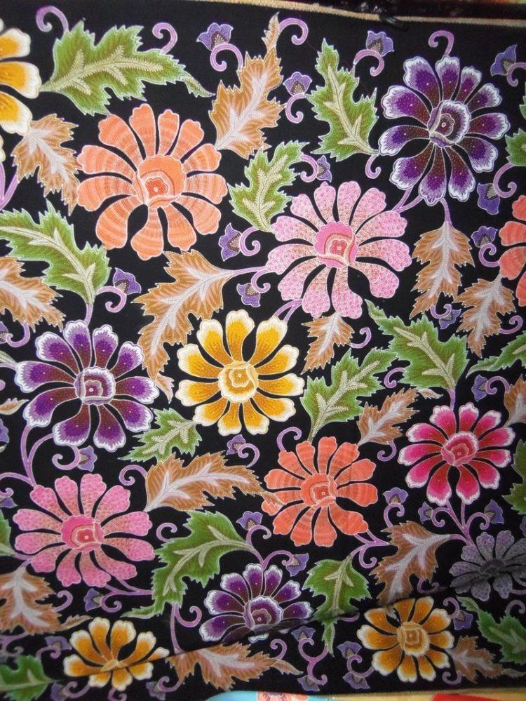 Detail Gambar Batik Bunga Di Kertas A3 Nomer 6