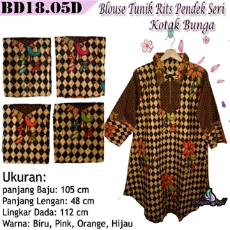 Detail Gambar Batik Bunga Kotak Nomer 30