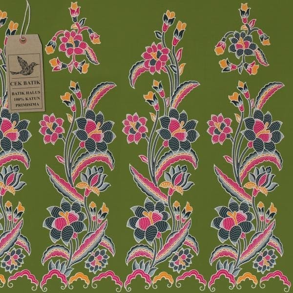 Detail Gambar Batik Bunga Mawar Nomer 12