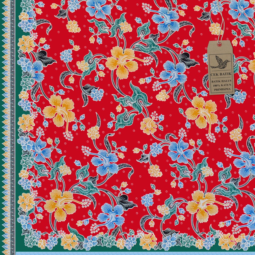 Detail Gambar Batik Bunga Warna Nomer 13