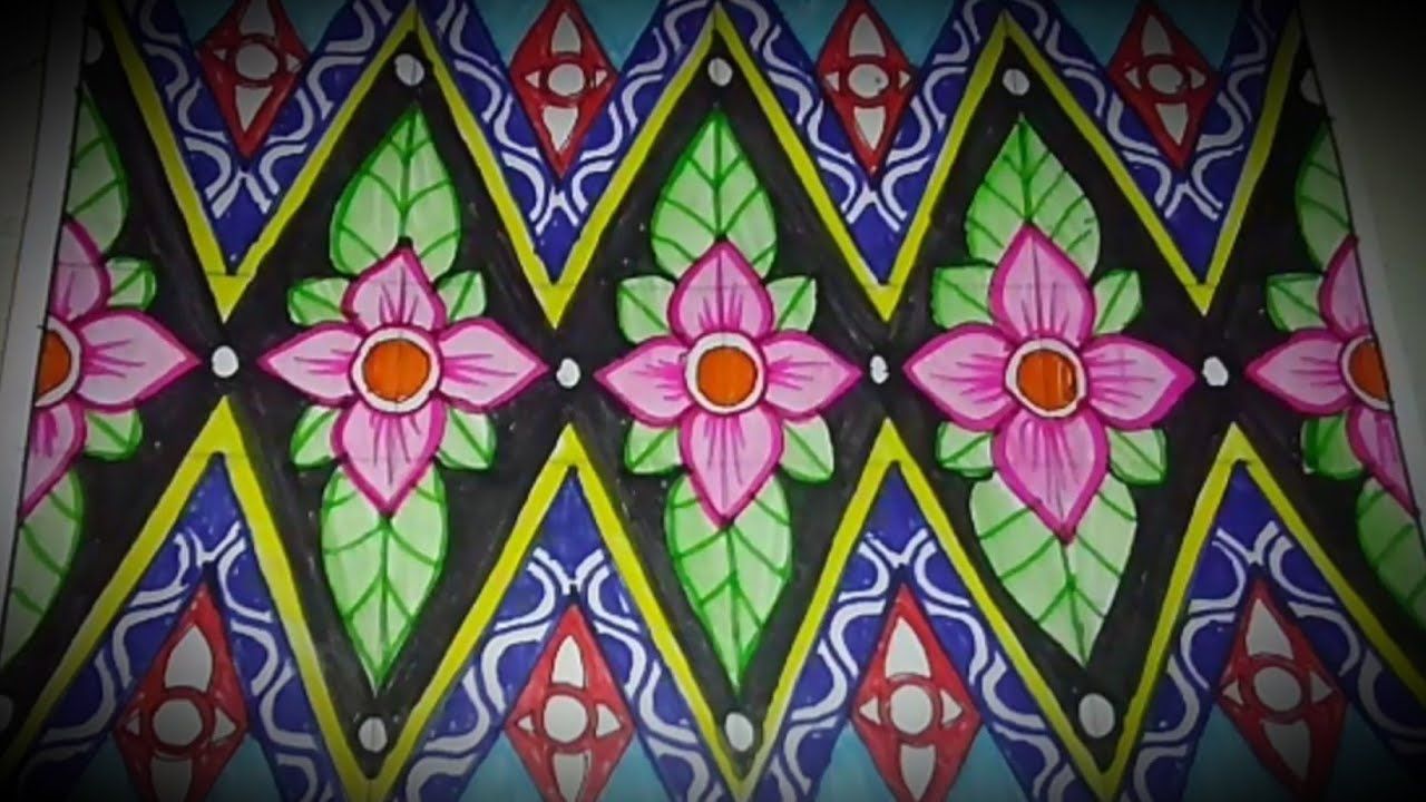 Detail Gambar Batik Bunga Warna Nomer 20