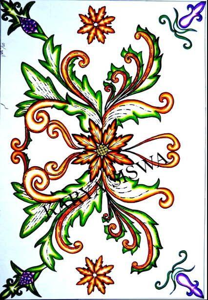 Detail Gambar Batik Bunga Yang Cantik Nomer 55