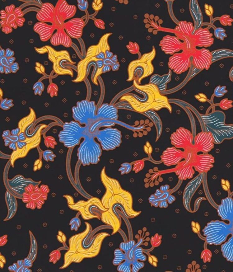 Detail Gambar Batik Flora Motif Bunga Nomer 28