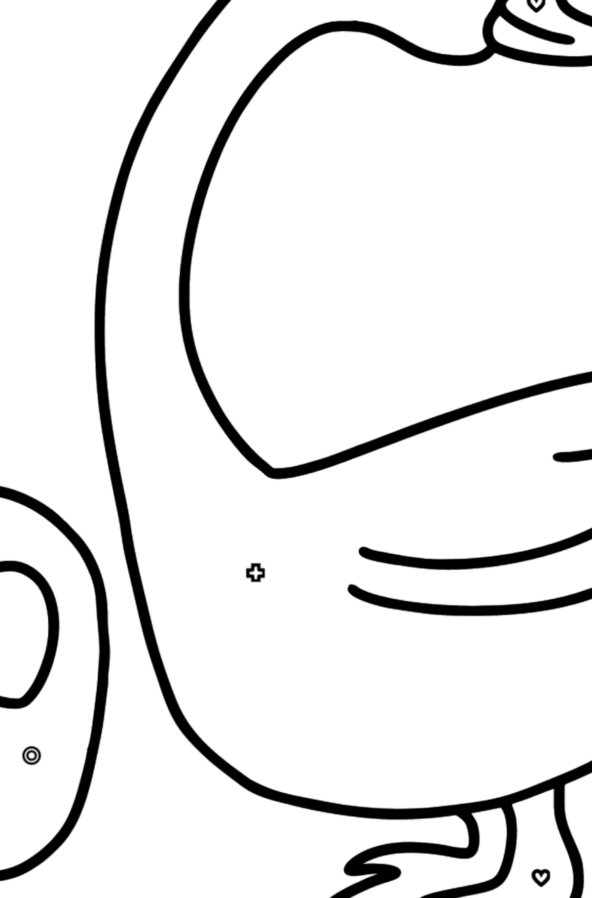 Detail Gans Ausmalbild Nomer 16
