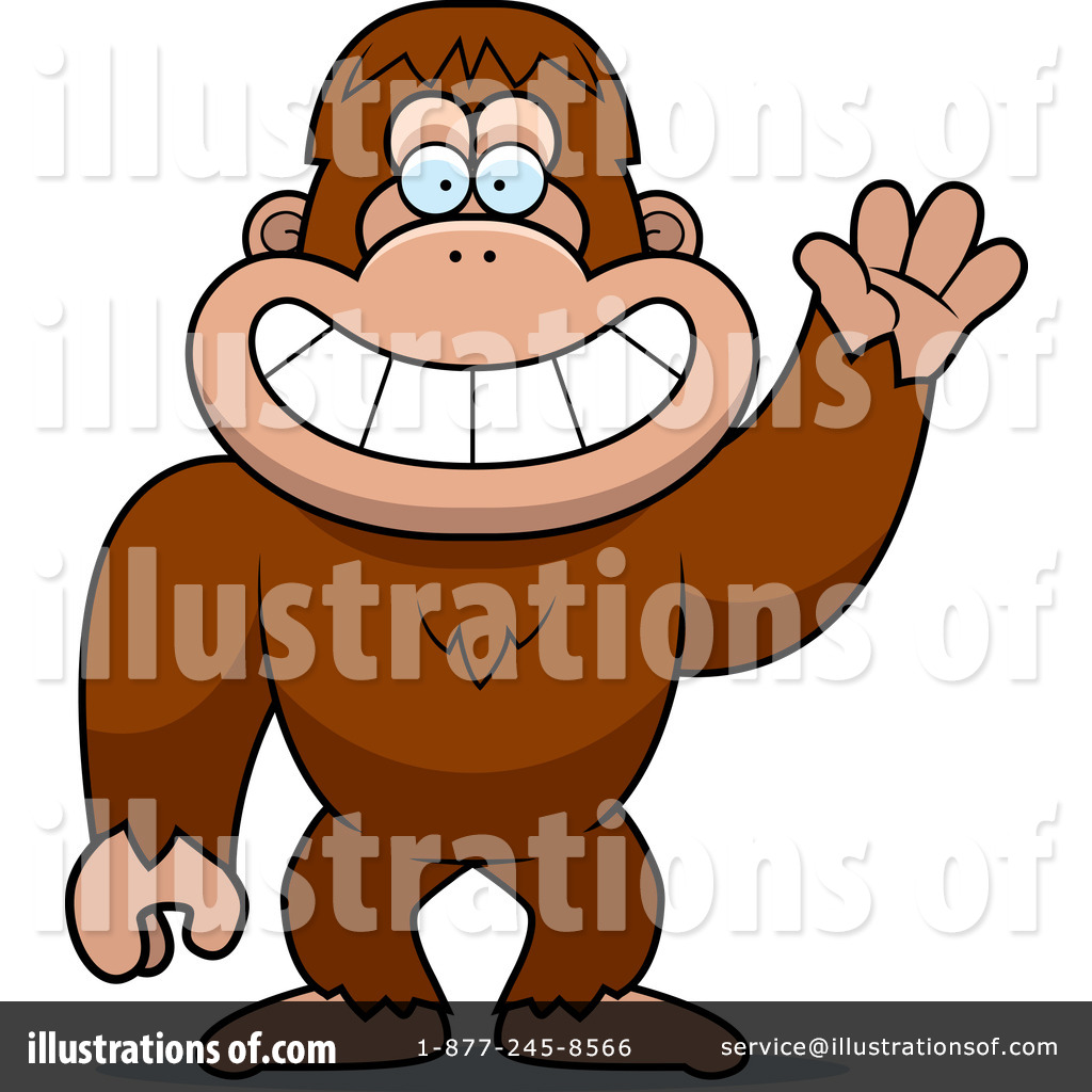 Detail Clipart Bigfoot Nomer 21