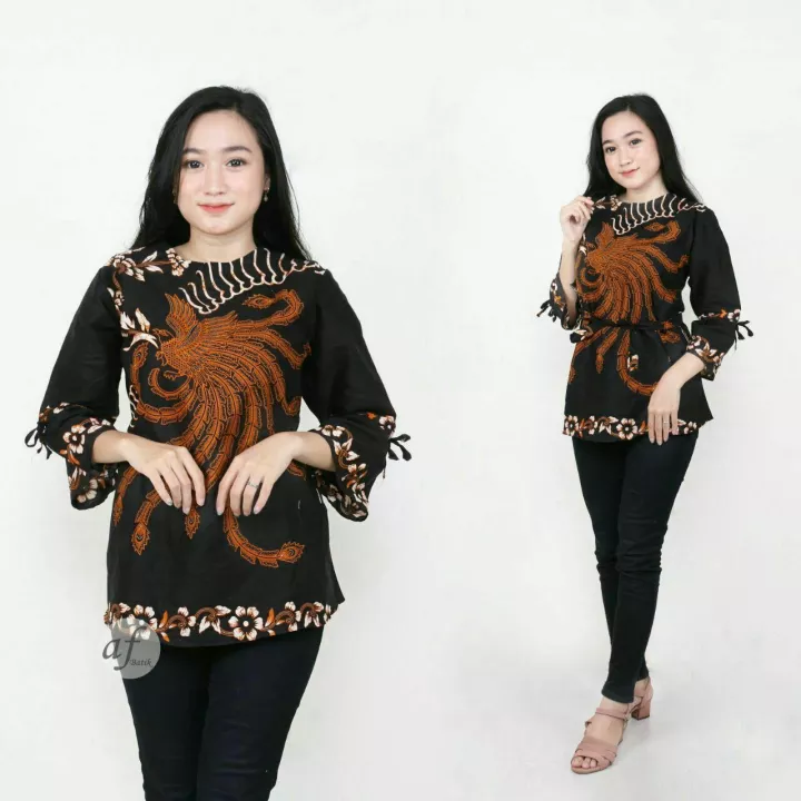 Detail Gambar Batik Kerja Wanita Modern Nomer 19