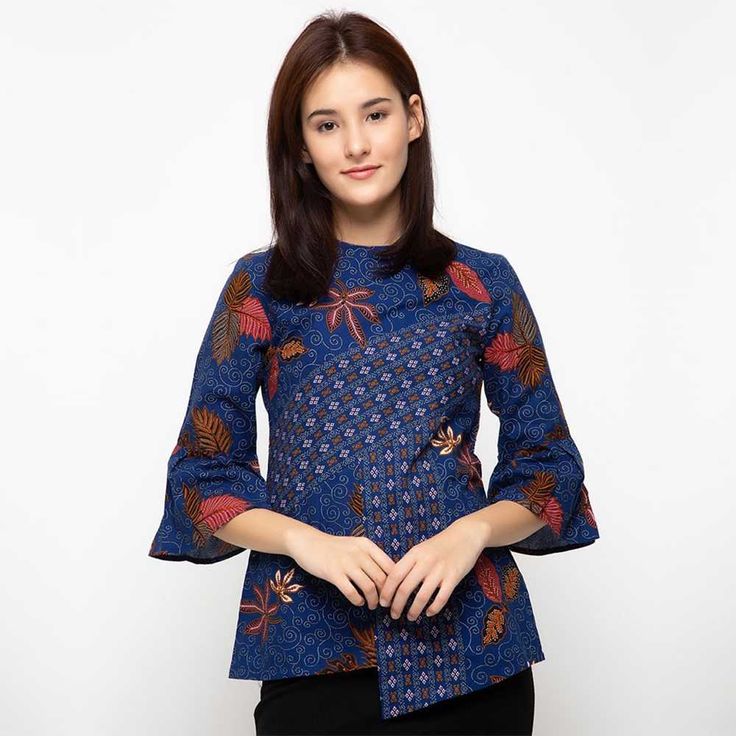 Detail Gambar Batik Kerja Wanita Modern Nomer 48