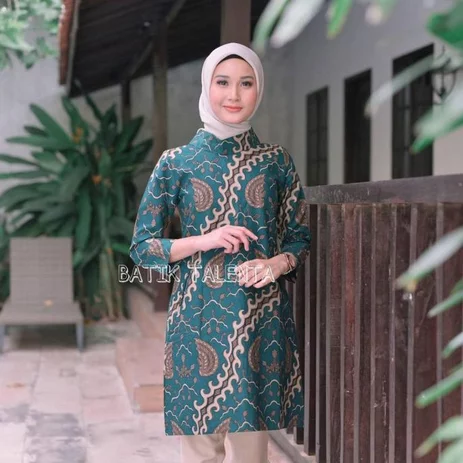 Detail Gambar Batik Kerja Wanita Modern Nomer 53