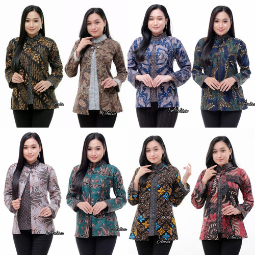 Detail Gambar Batik Kerja Wanita Modern Nomer 54