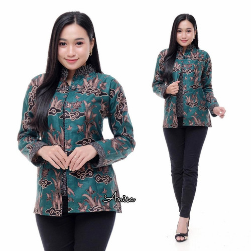 Detail Gambar Batik Kerja Wanita Modern Nomer 7