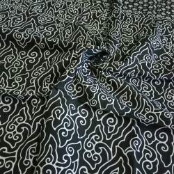 Detail Gambar Batik Mega Mendung Hitam Putih Nomer 41