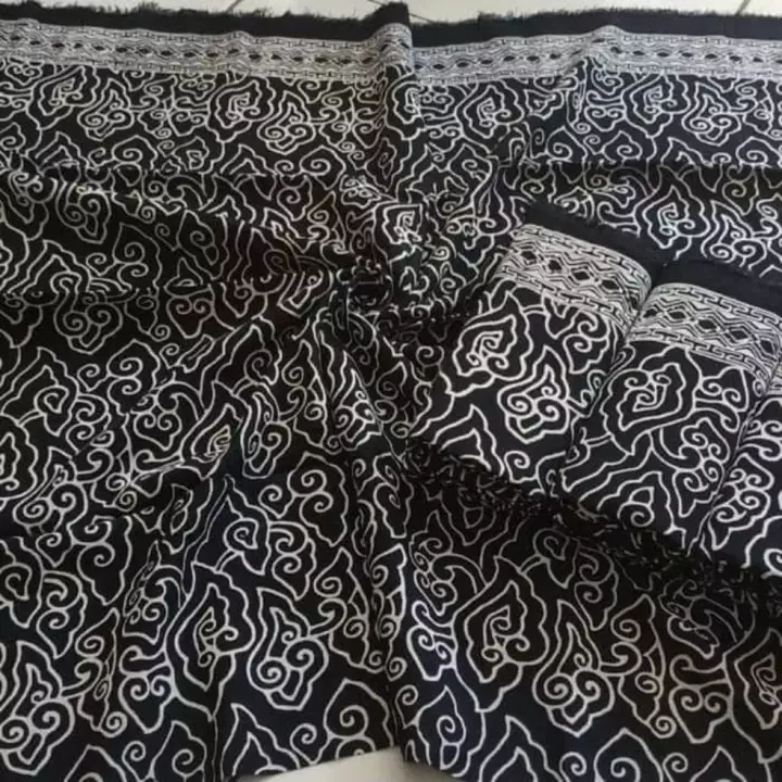 Detail Gambar Batik Mega Mendung Hitam Putih Nomer 50