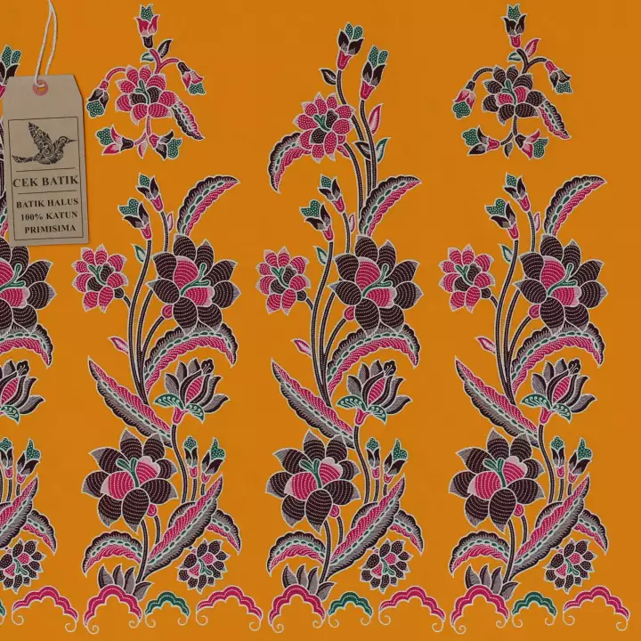 Gambar Batik Motif Bunga Mawar - KibrisPDR