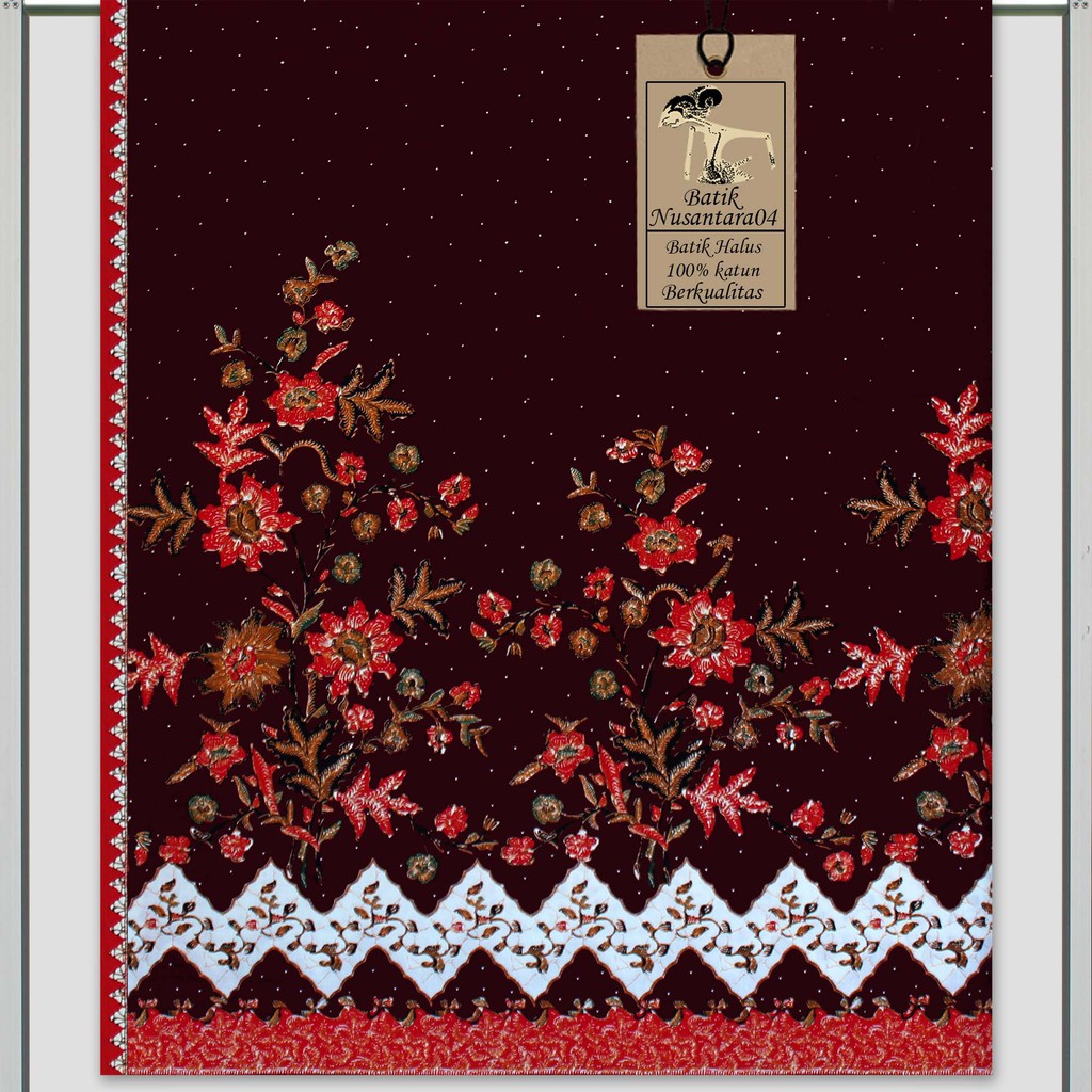 Detail Gambar Batik Motif Bunga Mawar Nomer 54