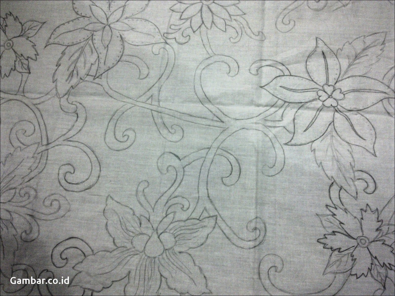 Detail Gambar Batik Motif Bunga Simple Nomer 44