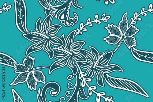 Detail Gambar Batik Motif Bunga Simple Nomer 51
